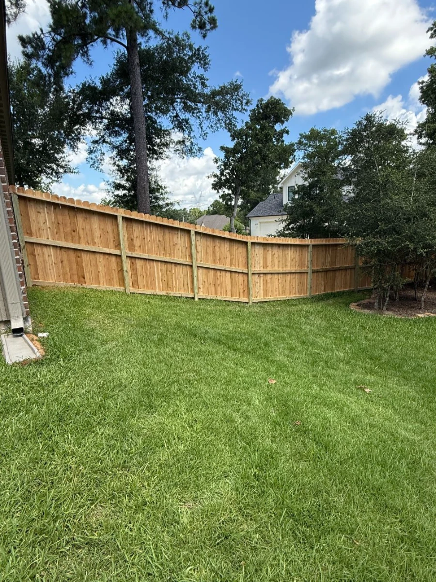 decorative wood fence design